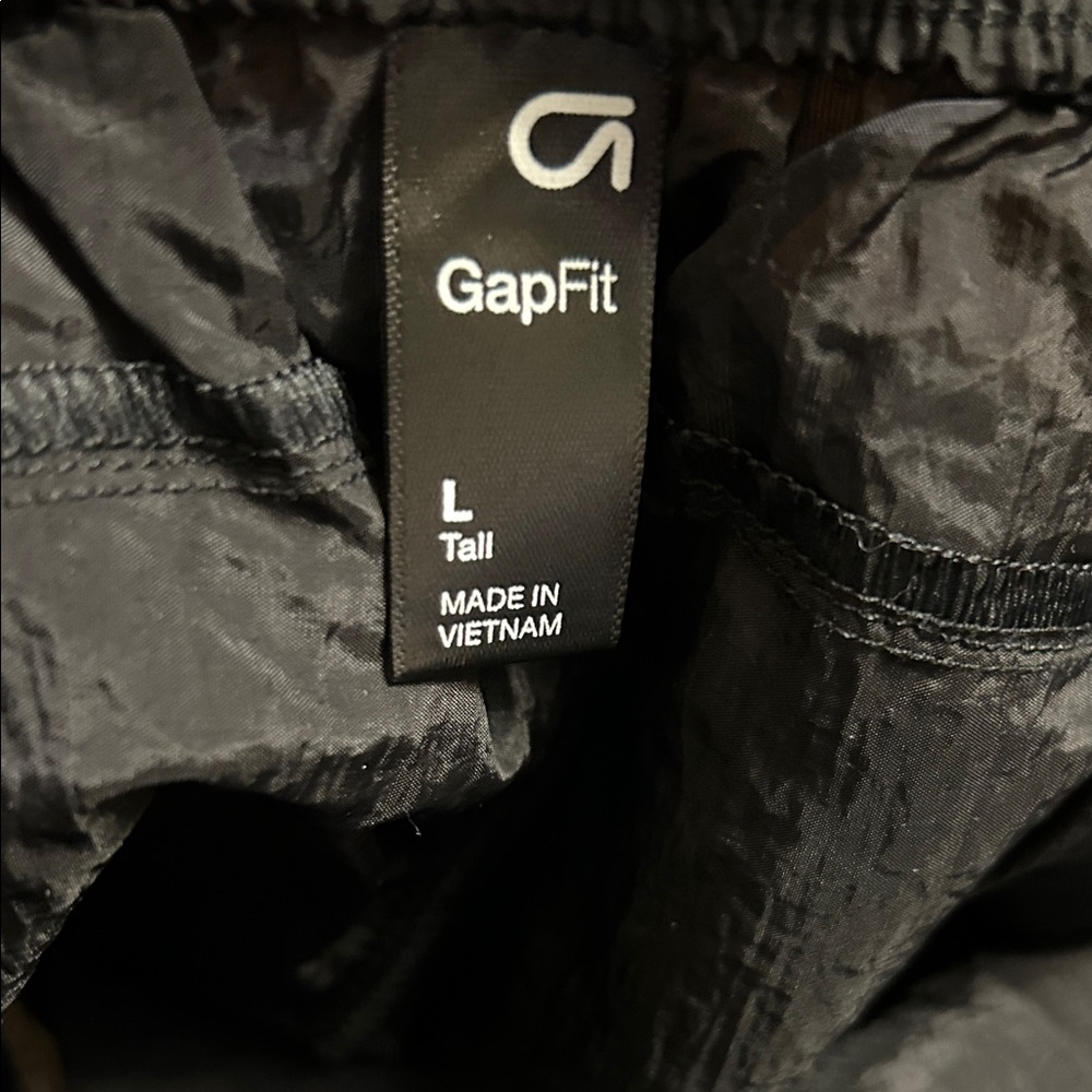 GAP Black Track Joggers with Elastic Waist - Picture 8 of 11